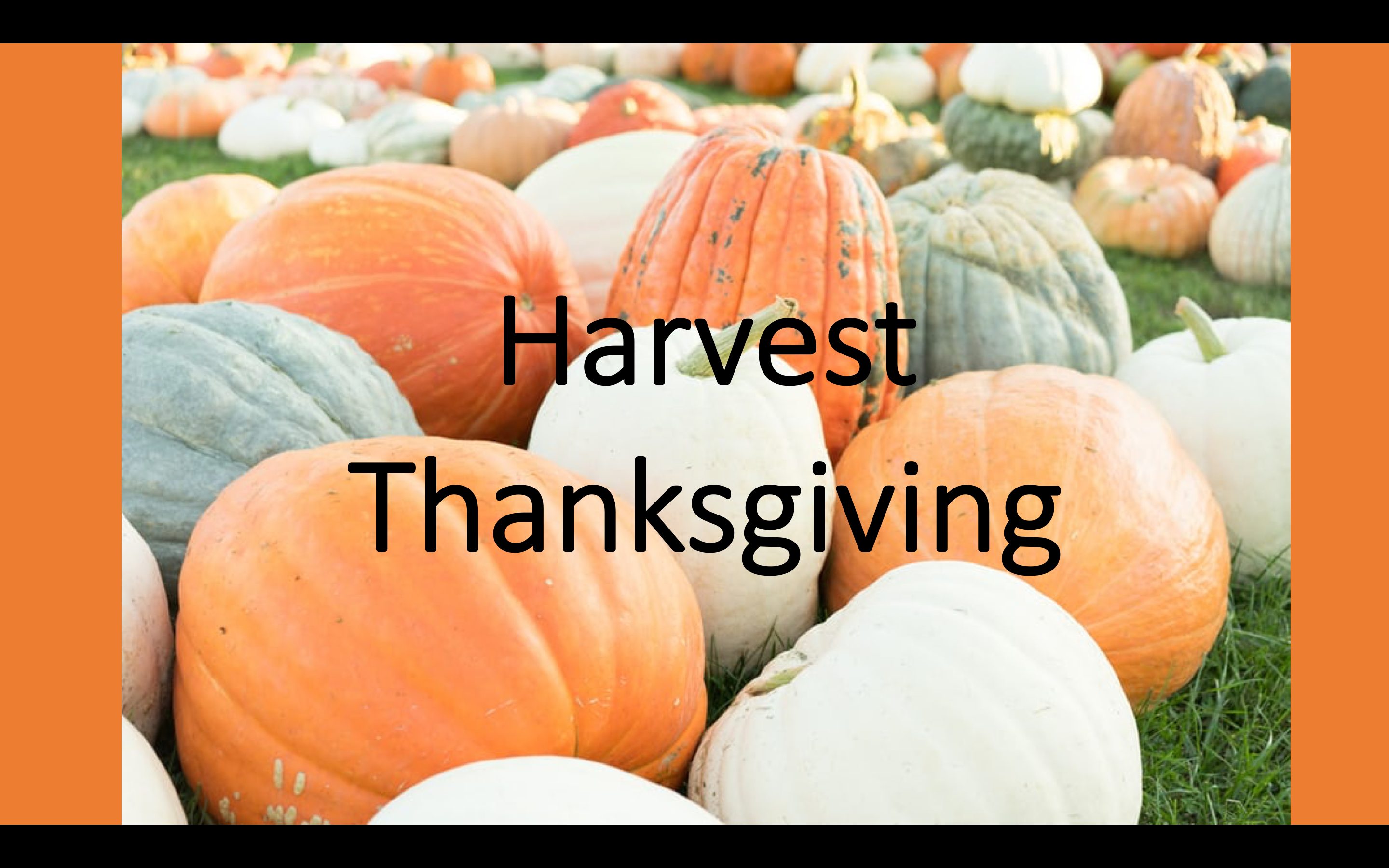 Harvest Thanksgiving service – catch up