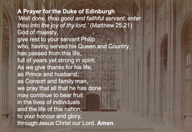 In Memoriam – HRH Duke of Edinburgh