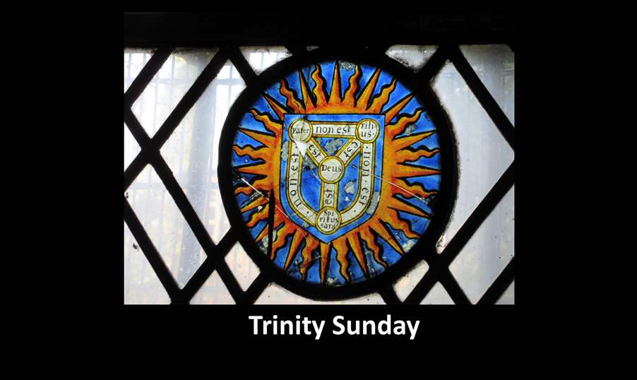 Catch-up on our Service from Trinity Sunday on 30 May